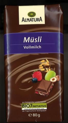 Bio Vollmilchschokolade, mit Knusper Müsli | Hochgeladen von: panni64