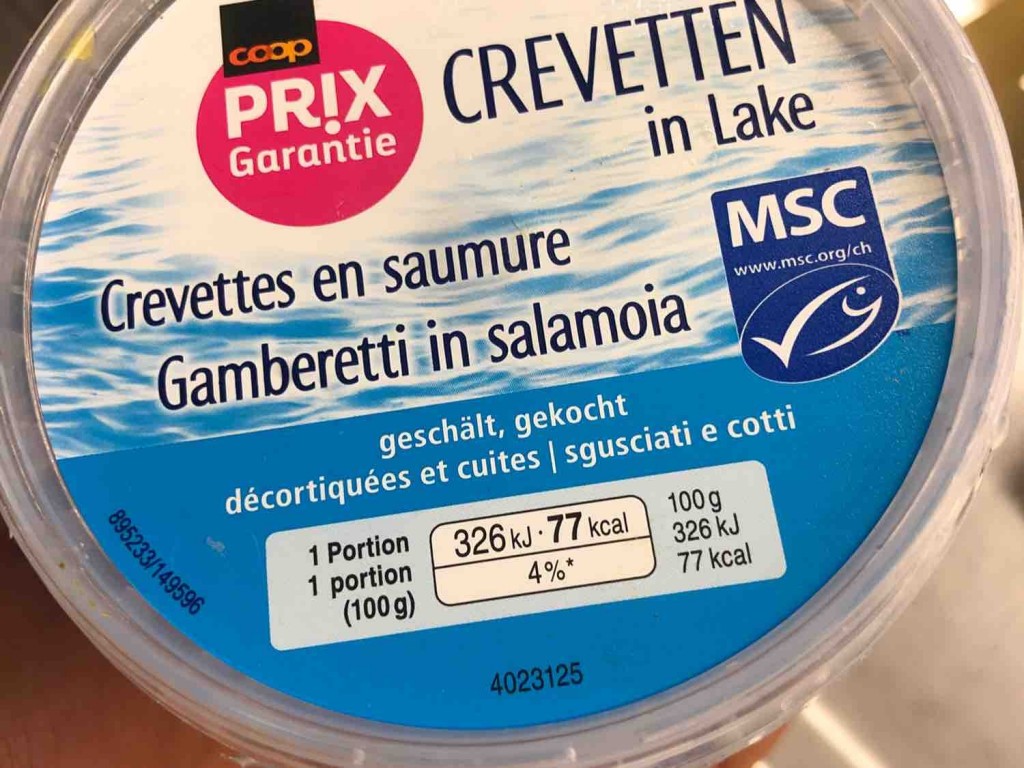 Crevetten in Lake, geschält gekocht von lokoo | Hochgeladen von: lokoo