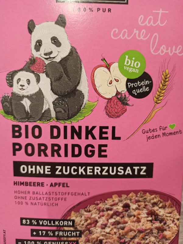 Bio Dinkel Porridge, Himbeere, Apfel von MrBarracuda88 | Hochgeladen von: MrBarracuda88