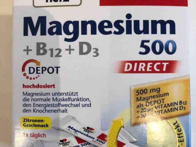 Magnesium 500 +  B 12 + D3, Direct Depot von floritzel | Hochgeladen von: floritzel