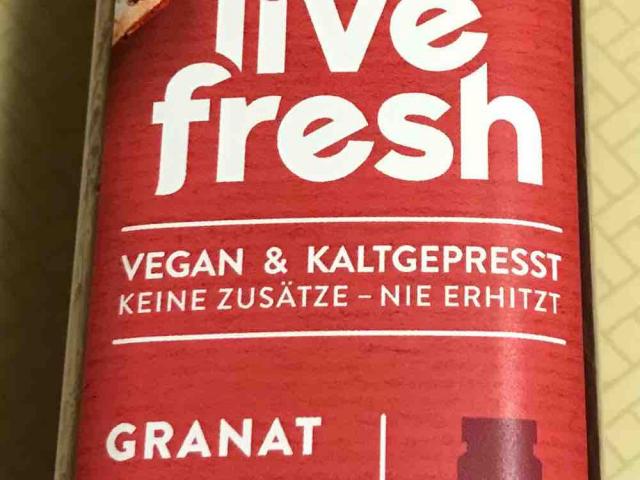 live frech Granatapfel, kaltgepresst von mib2talk | Hochgeladen von: mib2talk