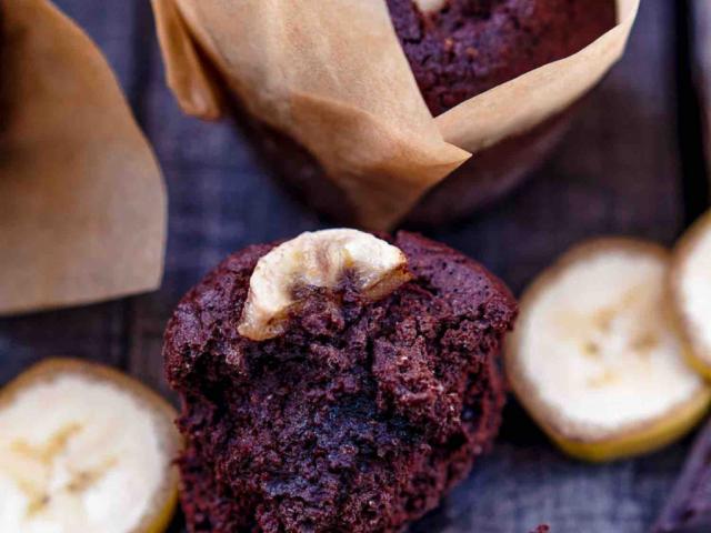 Schoko Bananen Muffin mit Erythrit gesüßt von MFurtwängler | Hochgeladen von: MFurtwängler