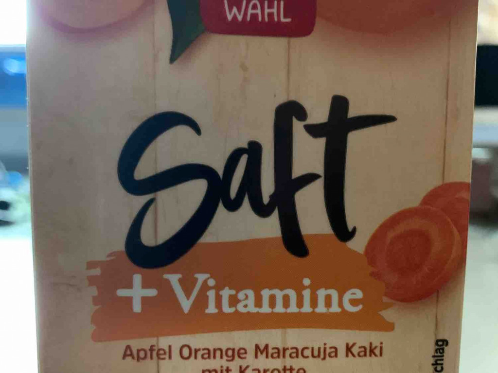 Rewe Beste Wahl Saft + Vitamine, Apfel Orange Maracuja Kaki mit  | Hochgeladen von: JuraGud