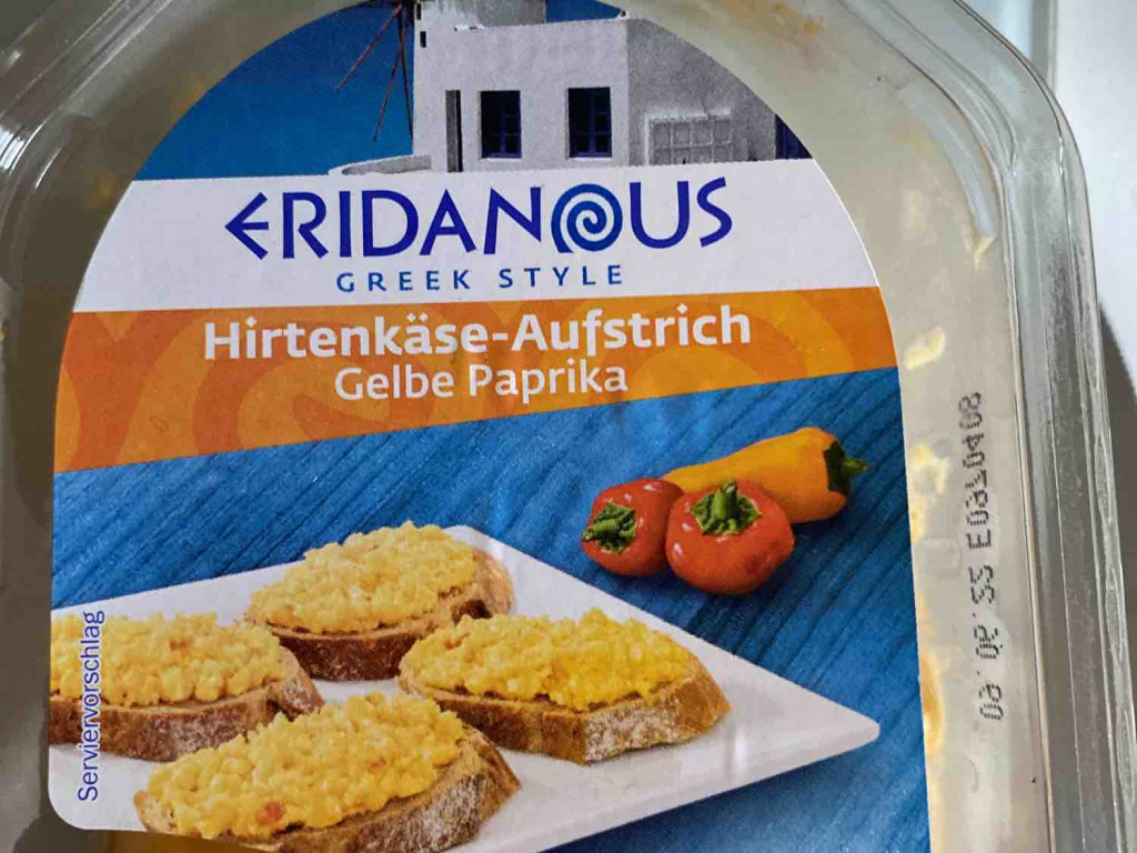 Eridanous, Frischkäse-Aufstrich, gelbe Paprika Kalorien - Neue Produkte ...