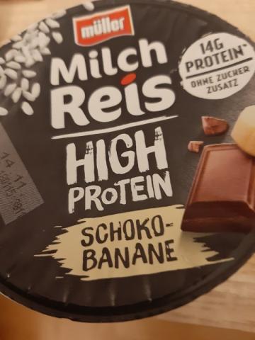 Milchreis High Protein, Schoko Banane von Querkopf | Uploaded by: Querkopf