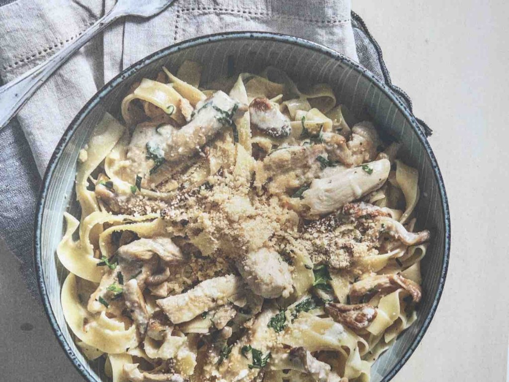 Fettucine mit Hähnchen und Austernpilzen von Cerry | Hochgeladen von: Cerry