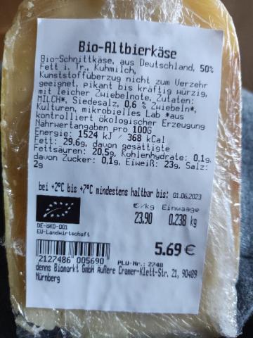 Bio-Altbierkäse von Toni (she/her) | Hochgeladen von: Toni (she/her)