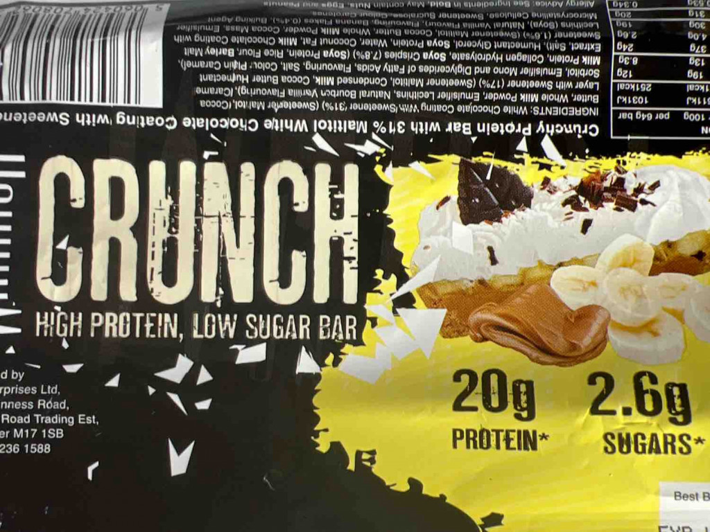 Crunch - Banoffee Pie, High Protein, Low Sugar Bar von CaroBus33 | Hochgeladen von: CaroBus33