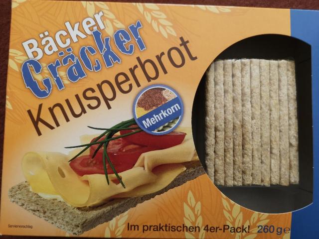 Bäcker Cräcker Knusperbrot, 1 Portion = 2 St. = 13g von giiftii1 | Hochgeladen von: giiftii197