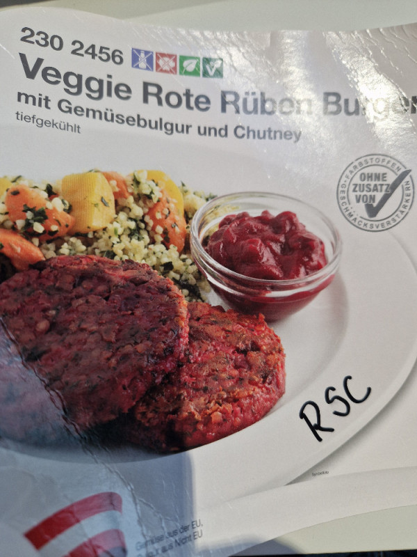 Veggie Rote Rüben Burger, mit Gemüsebulgur und Chutney von RamSc | Hochgeladen von: RamSchag