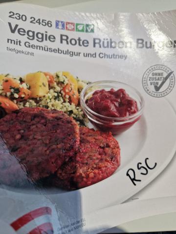 Veggie Rote Rüben Burger, mit Gemüsebulgur und Chutney von RamSc | Hochgeladen von: RamSchag