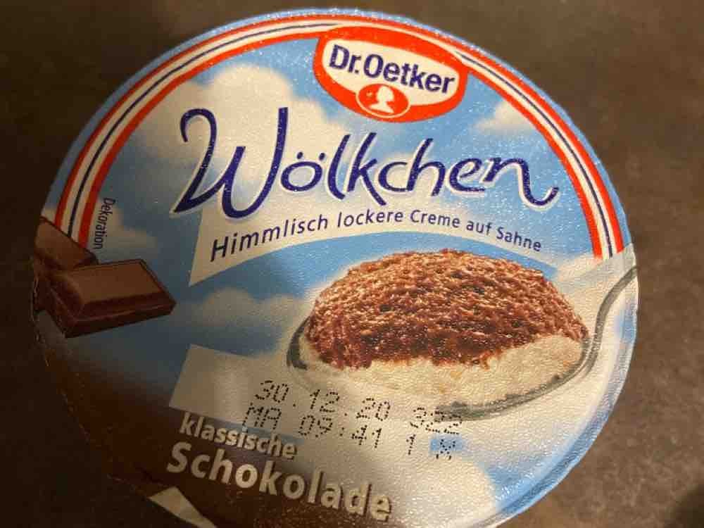 Dr. Oetker, Wölkchen, Klassische Schokolade Kalorien - Desserts - Fddb
