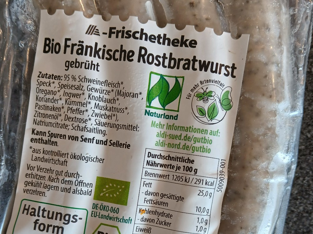 Bio Fränkische Rostbratwurst, gebrüht von SchwarzeKatze86 | Hochgeladen von: SchwarzeKatze86 Bio Fränkische Rostbratwurst, gebrüht von SchwarzeKatze86 | Hochgeladen von: SchwarzeKatze86