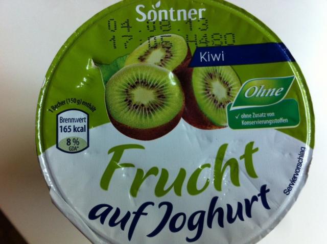 Frucht auf Joghurt, Kiwi | Hochgeladen von: puella