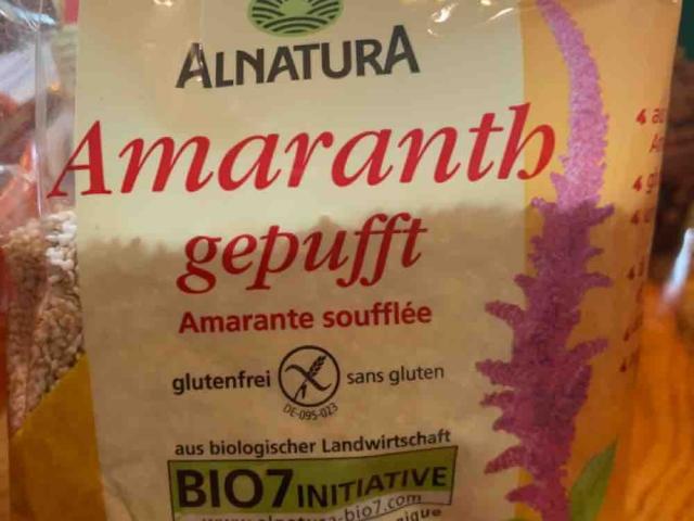 Bio Amaranth gepufft von Mariposaaa | Hochgeladen von: Mariposaaa