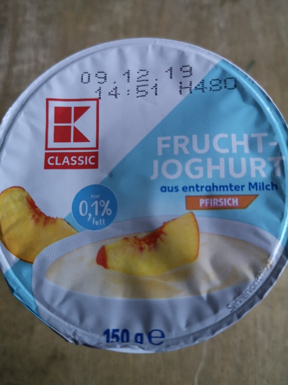Frucht-Joghurt, aus entrahmter Milch Pfirsich von pitpeters385 | Hochgeladen von: pitpeters385