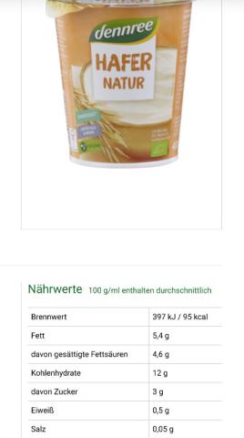 Haferjoghurt, Natur von DanaB | Hochgeladen von: DanaB