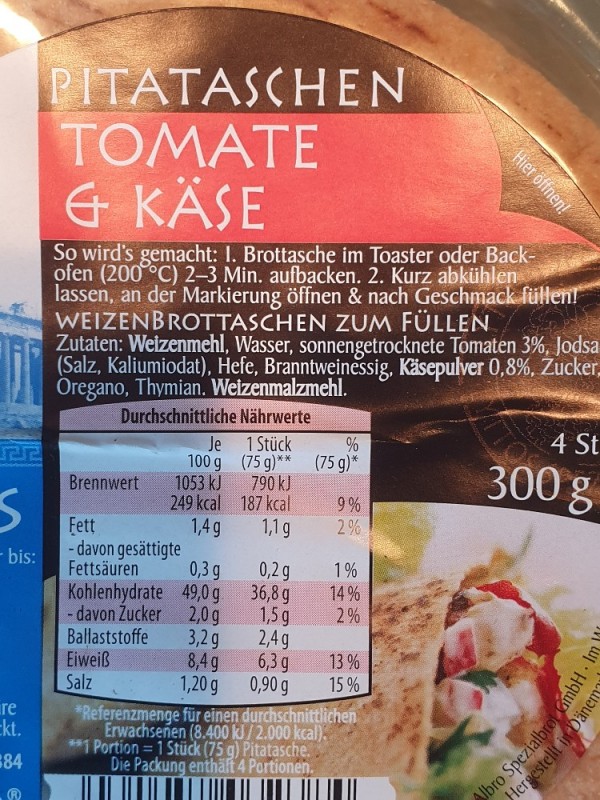 Pitataschen Tomate&Käse von katito298 | Hochgeladen von: katito298