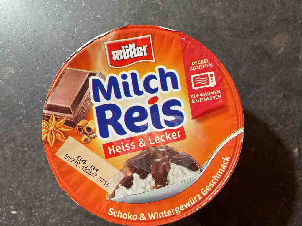 Müller Milch Reis, Schoko Wintergewürz Geschmack von marenha | Hochgeladen von: marenha