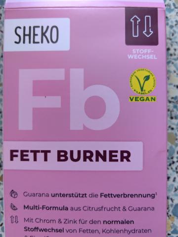 Sheko Fett Burner, Citrusfrucht und Guaranaextrakt, Chrom und Zi | Hochgeladen von: Flamingo51