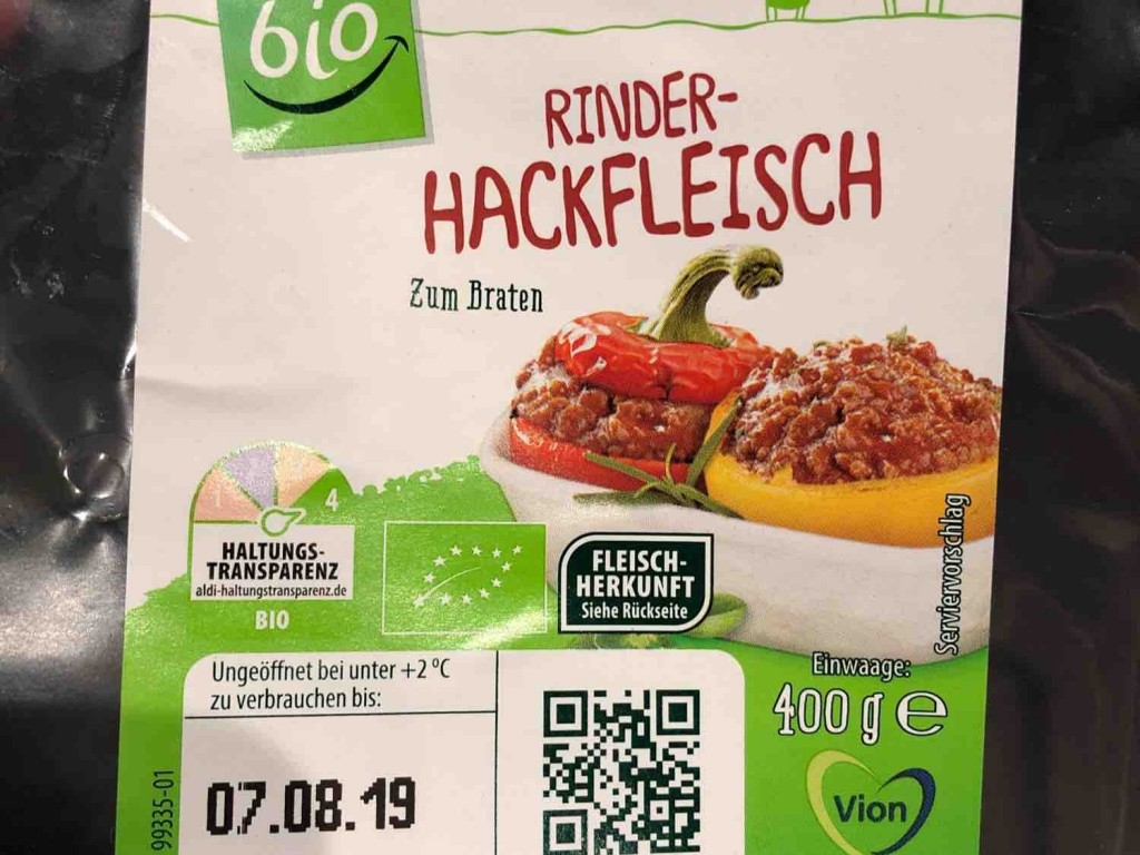 Bio Aldi Sud Bio Rinder Hackfleisch Kalorien Neue Produkte Fddb