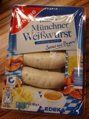 Delikatess Münchner Weisswurst - Spitzenqualität | Hochgeladen von: Rallenta
