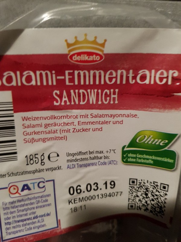 sandwich, Salami-Emmentaler von stelan700 | Hochgeladen von: stelan700