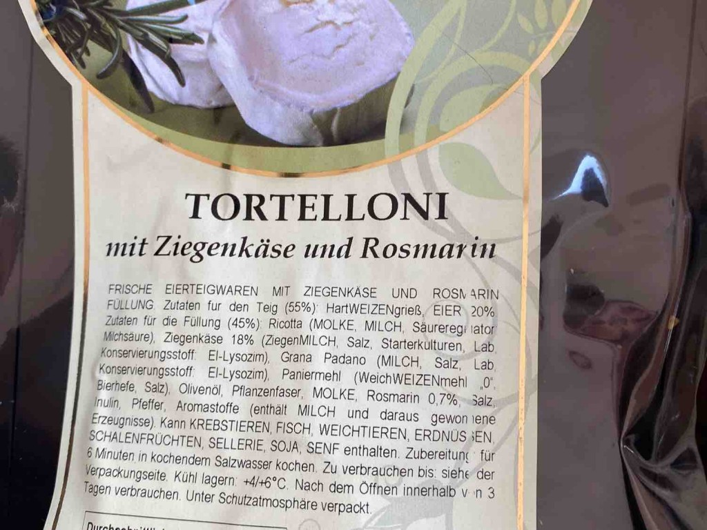 Tortelloni mit Ziegenkäse und Rosmarin von Caro6718 | Hochgeladen von: Caro6718
