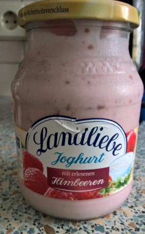 Landliebe Joghurt (im Glas), mit erlesenen Himbeeren | Hochgeladen von: kleinmy