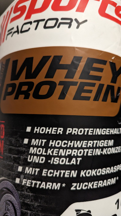 Sports Factory Whey Protein Schoko-Kokos von stinkblume | Hochgeladen von: stinkblume