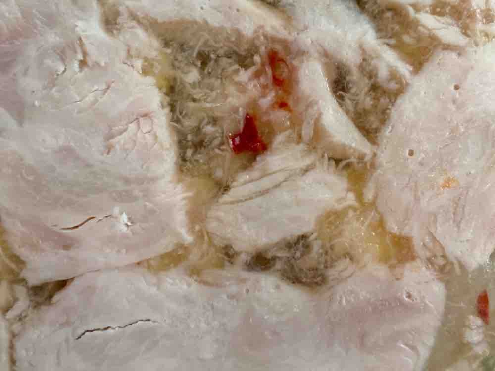 Hähnchenbrustwurst in Aspik, Geflügel von Petmadu | Hochgeladen von: Petmadu