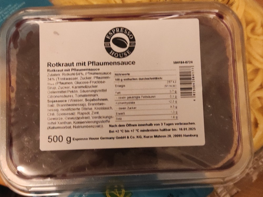 Rotkraut mit Pflaumensauce von ninabrueckner | Hochgeladen von: ninabrueckner