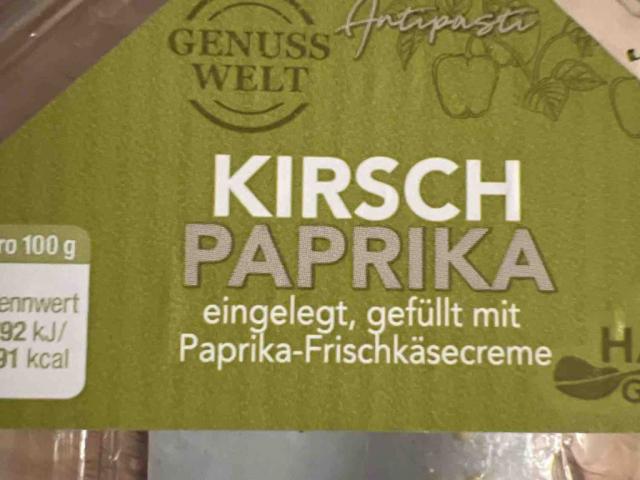 Kirschpaprika, eingelegt, gefüllt mit Paprika-Frischkäse von Ooo | Hochgeladen von: OooMAXooO