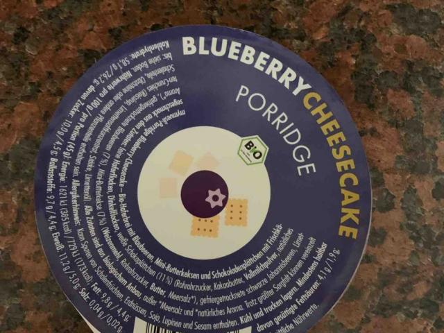 Blueberry Cheescake, 45 Gramm Porridge von Carola1964 | Hochgeladen von: Carola1964