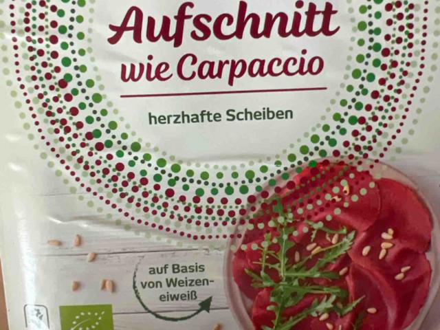 Aufschnitt wie Carpaccio, bio vegan von jxs | Hochgeladen von: jxs