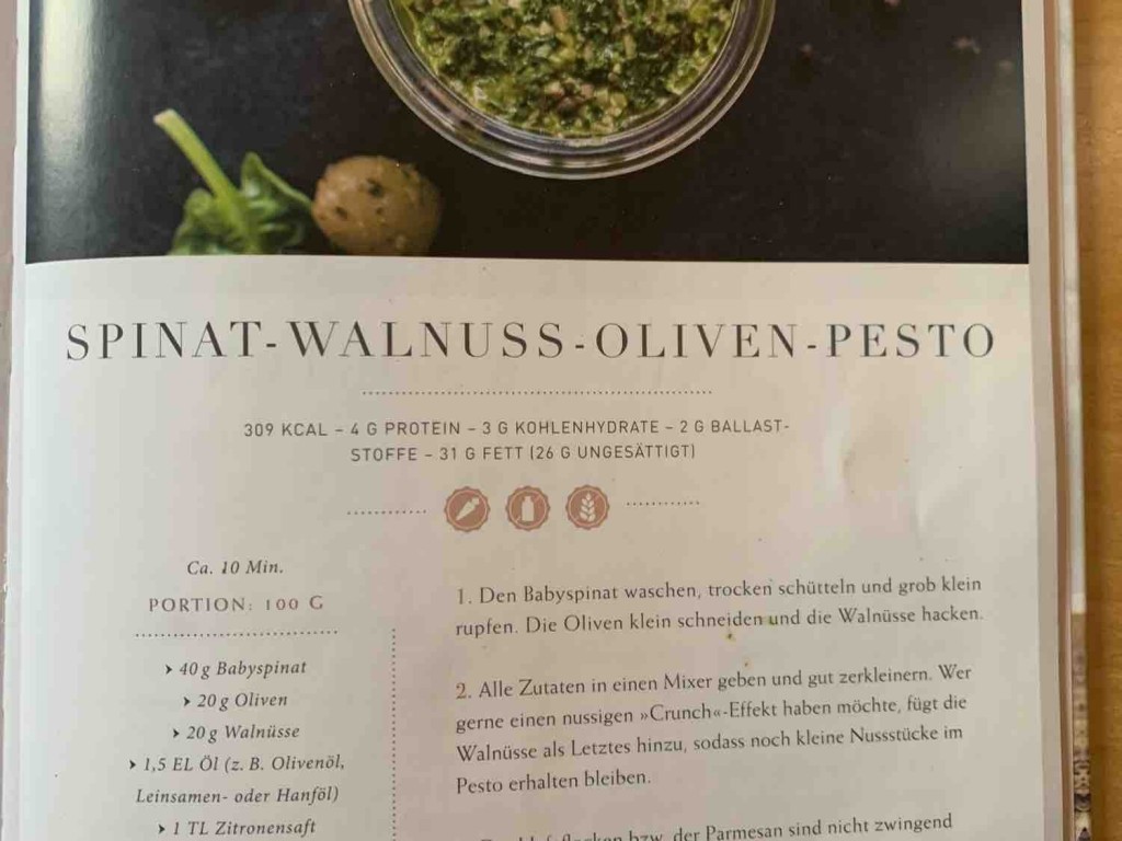 Spinat-Walnuss-Oliven-Pesto von maike1851 | Hochgeladen von: maike1851