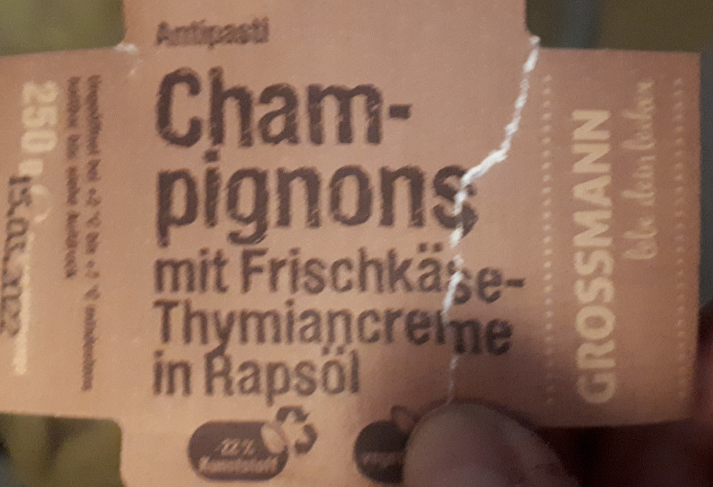 Champignons mit Frischkäse-Thymiancreme, in Rapsöl von Enomis62 | Hochgeladen von: Enomis62