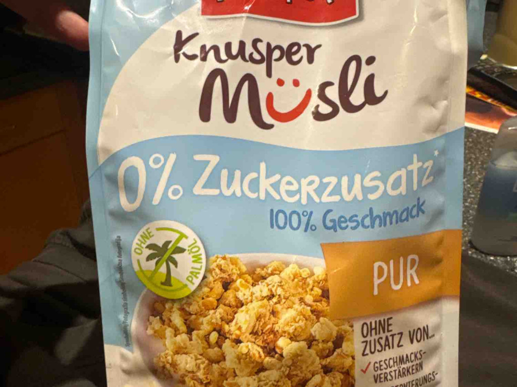 KNUSPER MÜSLI, 0% Zuckerzusatz by sarahpainsiii | Hochgeladen von: sarahpainsiii