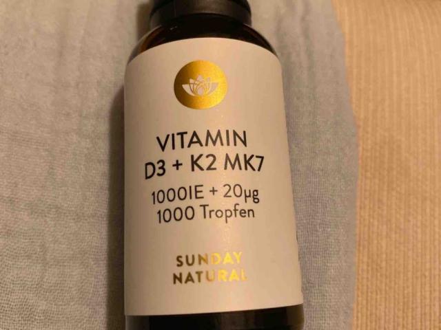 Vitamin D3 1.000IE + K2 MK7 20mcg in MCT-Öl, ??100g = 1 Tropfen  | Hochgeladen von: LilleK