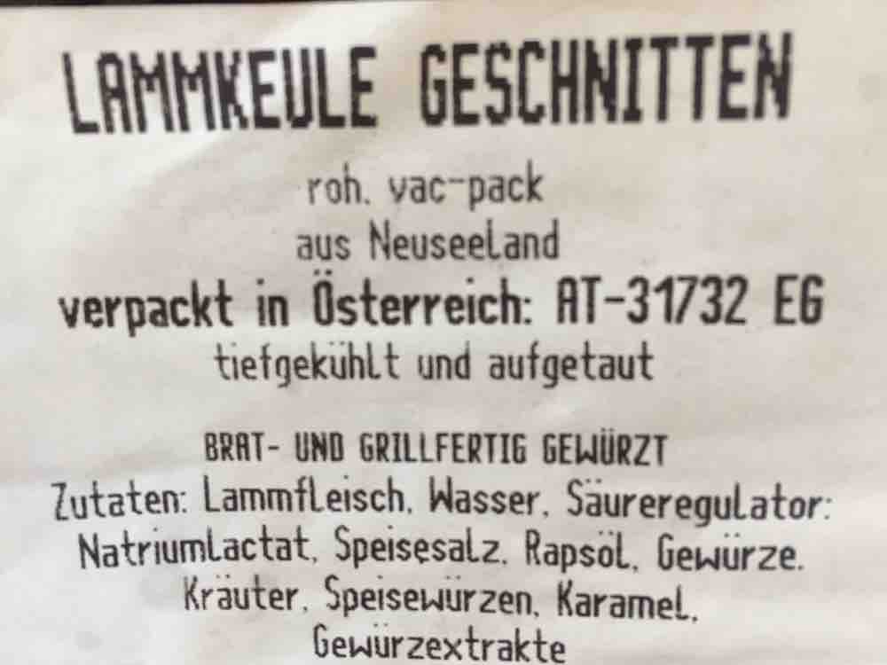 Lammkeule geschnitten, roh, vac-pack aus Neuseeland von littlefr | Hochgeladen von: littlefreak79