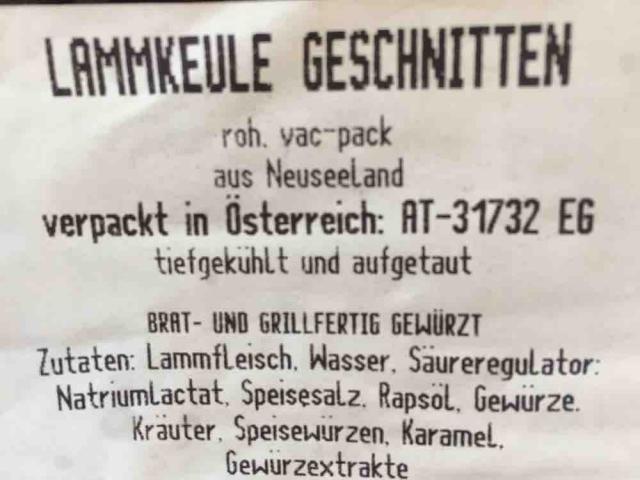 Lammkeule geschnitten, roh, vac-pack aus Neuseeland von littlefr | Hochgeladen von: littlefreak79