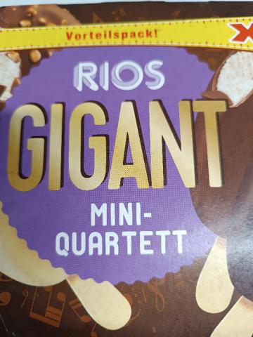 Rios Giant Mini-Quartett, Weiße Schokolade (40g) von Pseudonym | Hochgeladen von: Pseudonym