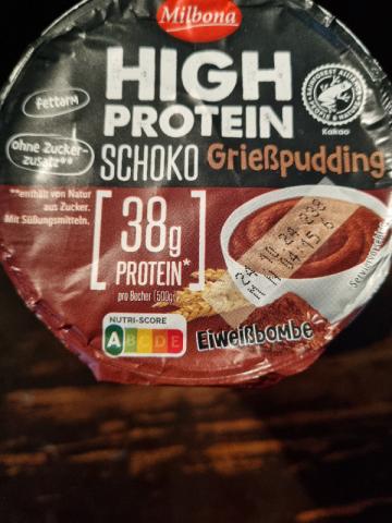 High Protein Schoko Grießpudding, 38g Protein von Nessikatze | Hochgeladen von: Nessikatze