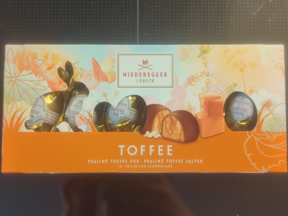 Niederegger Toffee, Praliné Toffee Pur in Vollmilch -Schokolade  | Hochgeladen von: Nudl