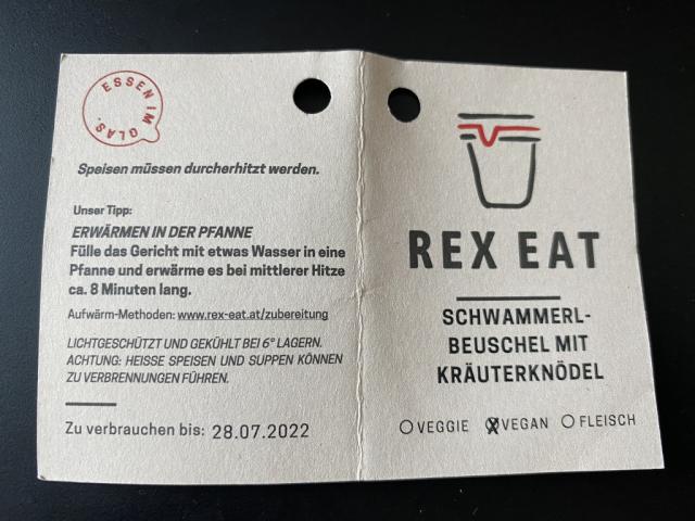 Rex Eat: Schwammerlbeuschel mit Kräuterknödel | Hochgeladen von: chriger