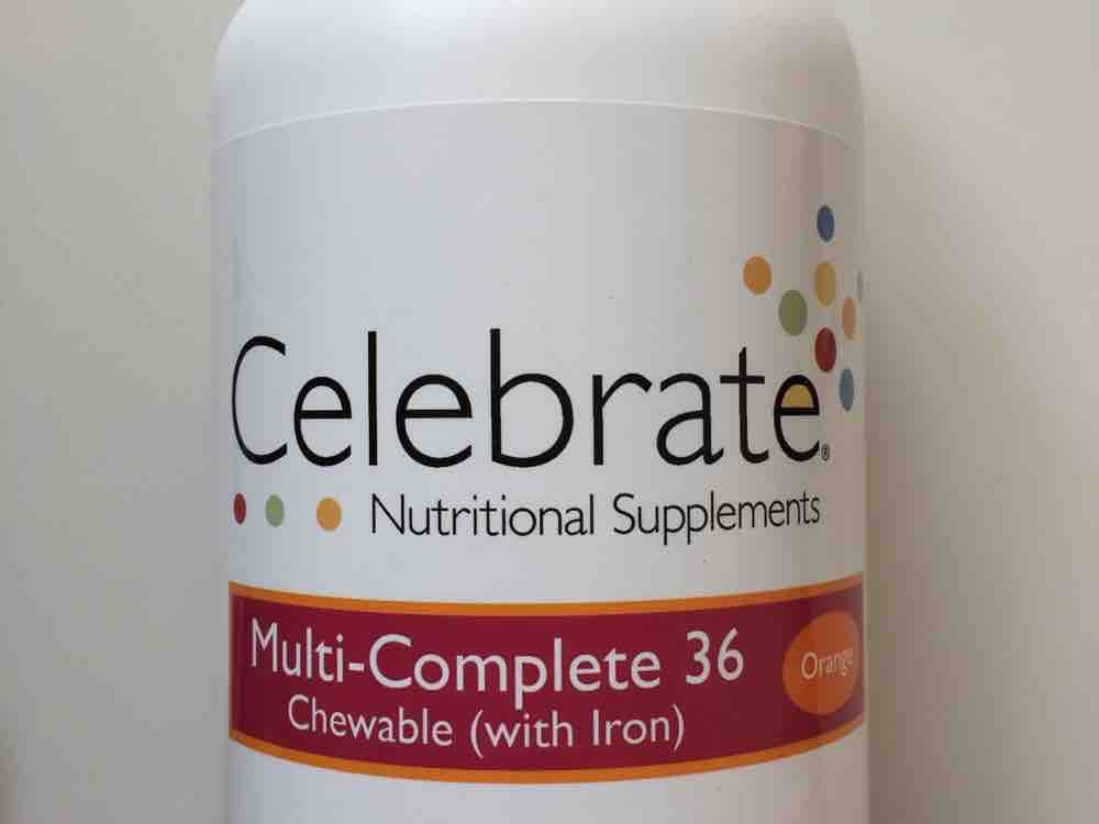 Celebrate Nutritional Supplements, Multi-Complete 36 Chewable (w | Hochgeladen von: Lightly