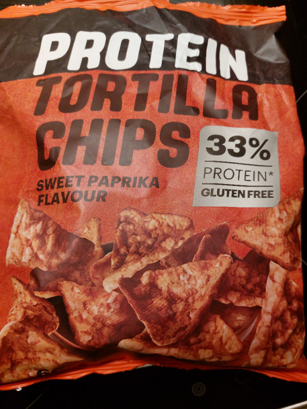 Protein Tortilla Chips, Sweet Paprika Flavour von Lydichen | Hochgeladen von: Lydichen