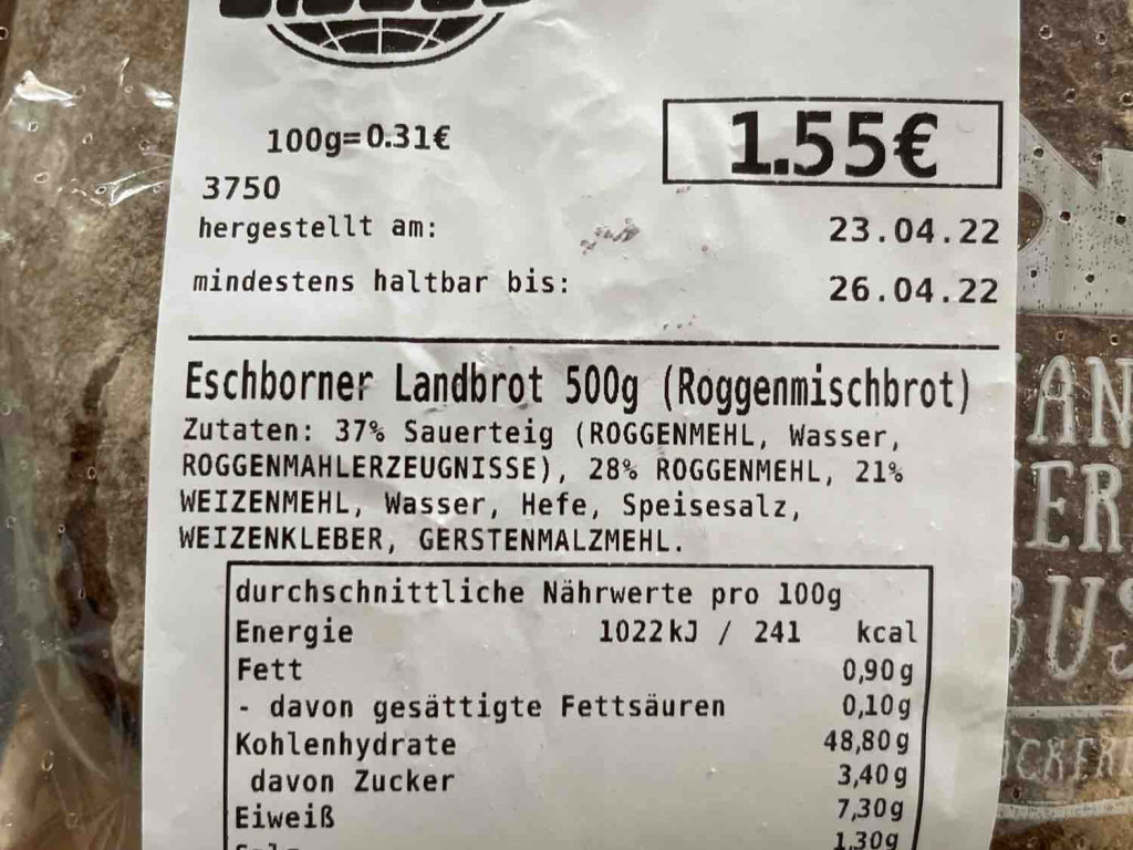 Eschborner Landbrot, Roggenmischbrot von Fergy | Hochgeladen von: Fergy