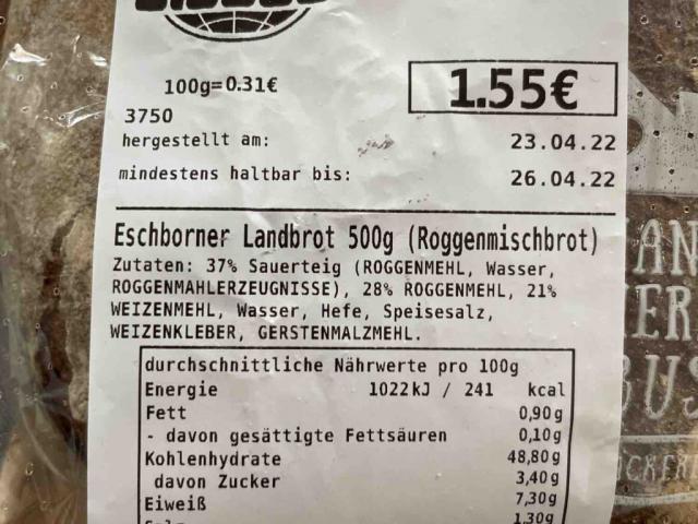 Eschborner Landbrot, Roggenmischbrot von Fergy | Hochgeladen von: Fergy