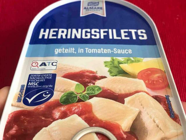 Heringsfilets, geteilt, in Tomaten-Sauce by tk434946707 | Hochgeladen von: tk434946707